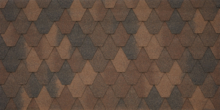 Гибкая черепица рядовая TEGOLA Business Sardegna, 2.9 м² Legno 424