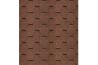 Гибкая черепица Tegola Comfort GARDA цвет смальто  красный