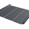Кликфальц Pro Line Grand Line 0,5 Rooftop Бархат с пленкой на замках RAL 7024 мокрый асфальт  Кликфальц Pro Gofr