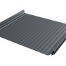 Кликфальц Pro Line Grand Line 0,5 Rooftop Бархат с пленкой на замках RAL 7024 мокрый асфальт  Кликфальц Pro Line
