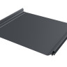 Кликфальц Pro Line Grand Line 0,5 Rooftop Бархат с пленкой на замках RAL 7024 мокрый асфальт  Кликфальц Pro Line