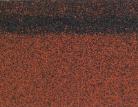 Коньково-карнизная гибкая черепица, Красный микс, Технониколь