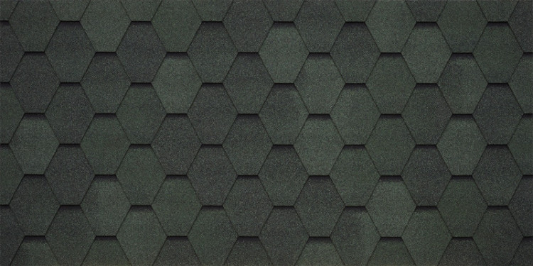 Гибкая черепица TEGOLA Business Veneto, 2.86м² Verde 474