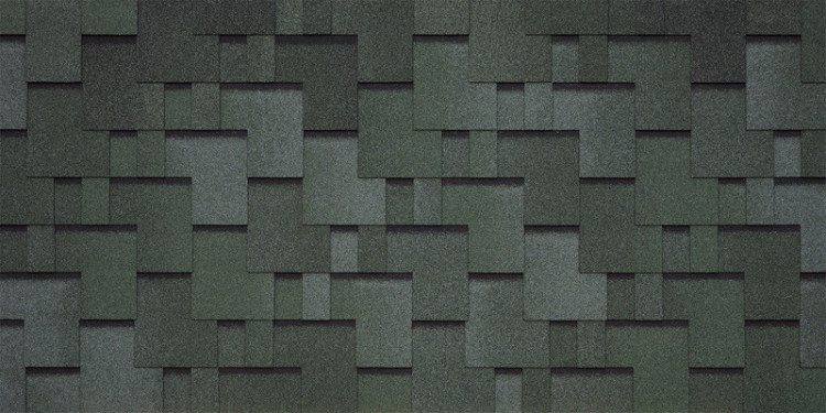 Черепица мягкая TEGOLA Business Lazio, 2.86м² Verde 474