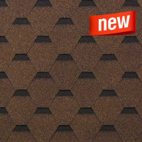 Шинглас Кадриль гибкая черепица ТЕХНОНИКОЛЬ Дуб