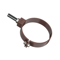 ТН ПВХ хомут (унверсальный) трубы L-180мм Коричневый