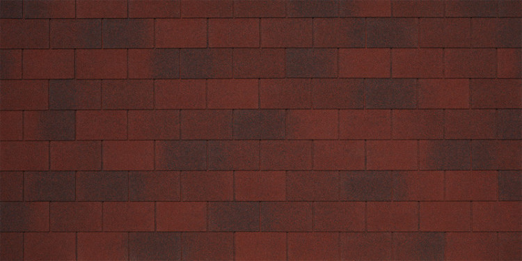 Черепица битумная TEGOLA Comfort Capri, 2.9м² Rosso 401