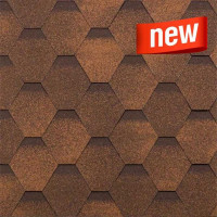 Шинглас Кадриль гибкая черепица ТЕХНОНИКОЛЬ Клен