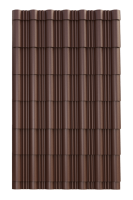 ЛИСТ КРОВЕЛЬНЫЙ КОМПОЗИТПЛАСТ 2200Х1050Х3 м, коричневый КРОВЕЛЬНЫЙ ЛИСТ Коричневый