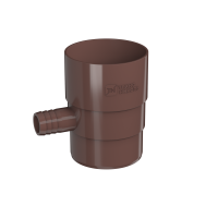 ТН ПВХ муфта трубы  Белый