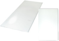 Панель ПВХ 3000х250х8 мм белая глянцевая длина 3,0