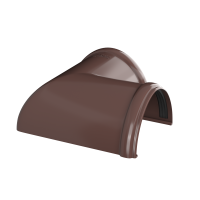 ТН ПВХ угол желоба 90° 125мм Серый