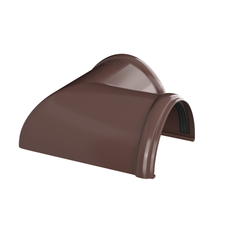 ТН ПВХ угол желоба 90° 125мм Белый