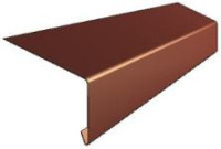 Планка лобовая/околооконная простая 190х50 0,5 Satin Matt RAL 8004 терракота (2 м)