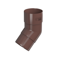 ТН ПВХ колено трубы 135° Белый