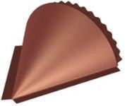 Заглушка конька конусная, матовая