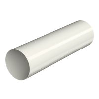 ТН МАКСИ 152/100 ММ, ВОДОСТОЧНАЯ ТРУБА ТЕХНОНИКОЛЬ МАКСИ ПЛАСТИКОВАЯ (1 М), БЕЛЫЙ