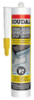 Герметик кровельный битумный Soudal кровельные покрытия, черный, 280 мл