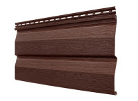 Виниловый сайдинг Фактур ТН Корабельный брус, Орех