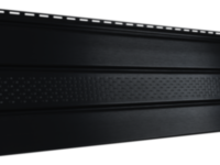 Софит ПРО Ю-пласт виниловый  с частичной перфорацией Черный