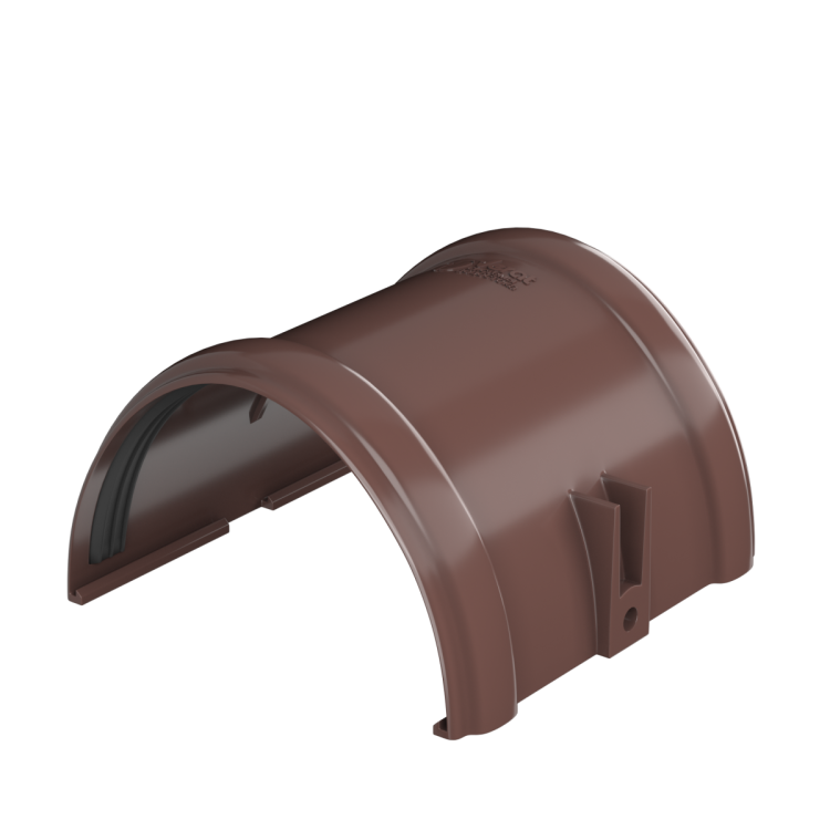 ТН ПВХ соединитель желоба Серый