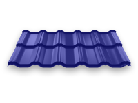 Модульная металлочерепица “Вилейская волна”, 0,50 мм, длина волны 350×30 мм мат. 0.5
