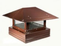 Дымник до 120 см (колпак на трубу дымохода) с сеткой и полимерным покрытием