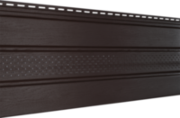 Софит Ю-пласт КЛАССИЧЕСКИЙ виниловый  с частичной перфорацией Коричневый