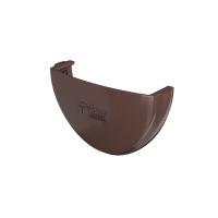 ТН ПВХ заглушка желоба 125мм Белый