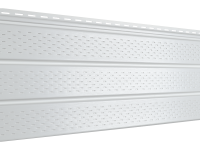 Софит ПРО Ю-пласт виниловый  с полной перфорацией Белый