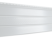 Софит ПРО Ю-пласт виниловый  с частичной перфорацией Белый