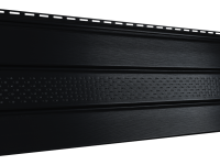 Софит ПРО Ю-пласт виниловый  с частичной перфорацией Черный