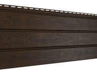 Софит ПРО Ю-пласт виниловый  с частичной перфорацией Орех