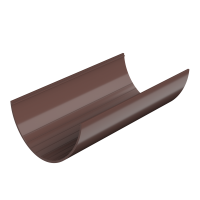 ТН ПВХ желоб (3м) 125мм Коричневый