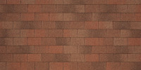 Гибкая черепица Tegola RECTANGULAR (Тегола) цвет Terracotta Europeo 414