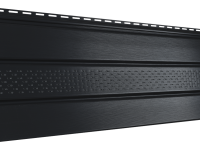 Софит ПРО Ю-пласт виниловый  с частичной перфорацией Графитовый