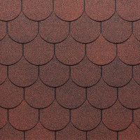 ГИБКАЯ ЧЕРЕПИЦА DOCKE КОЛЛЕКЦИИ «КОЛЬЧУГА» Красный
