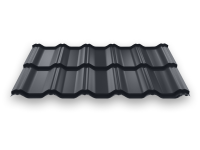 Модульная металлочерепица “Вилейская волна”, 0,45 мм, длина волны 350×30 мм глянец 0.45