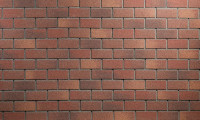 Фасадная плитка HAUBERK (Хауберк) Кирпич (2м2) Терракотовый кирпич