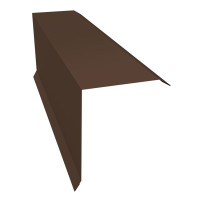 Планка торцевая для металлочерепицы (1 шт=2 м.п.) зеленый